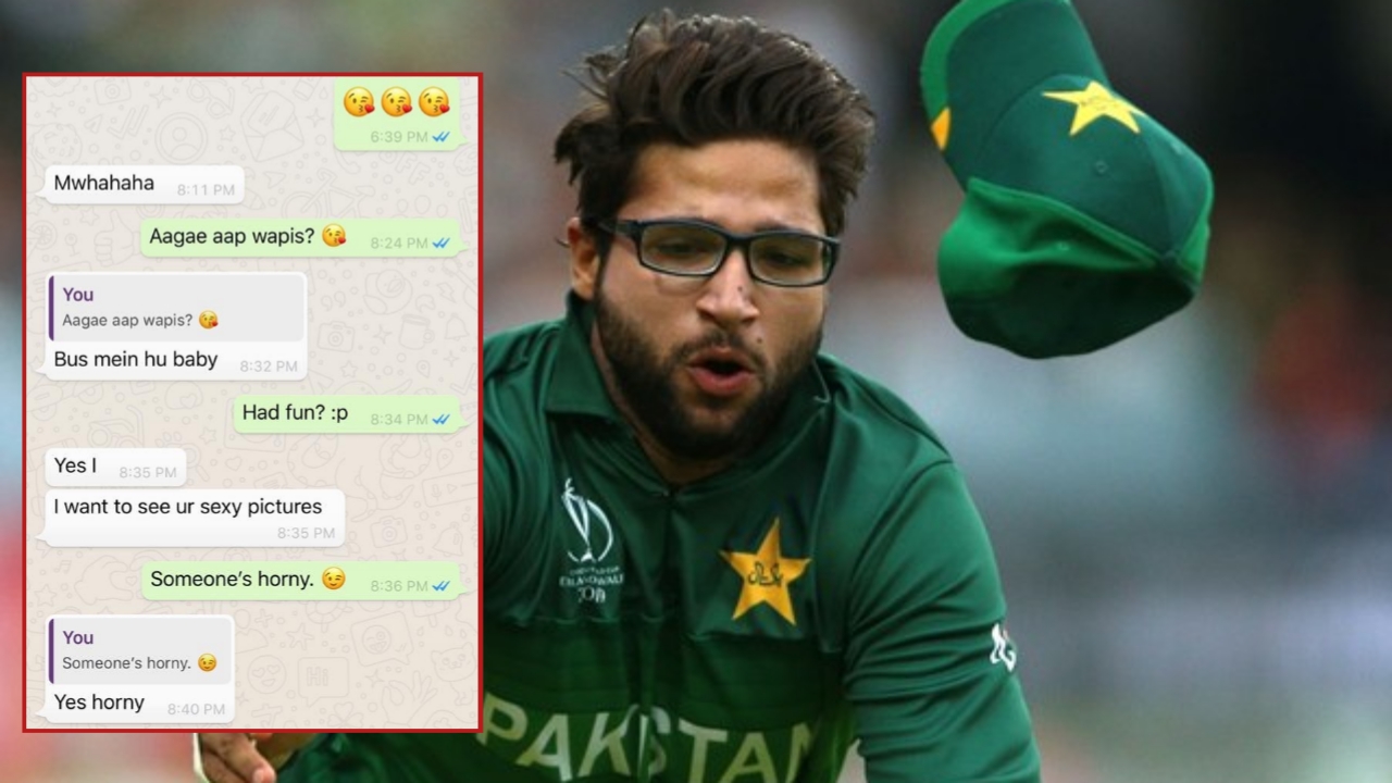 Screenshots of the chat of Imam Ul haq wih multiple women leaked (Pic Source - Twitter)