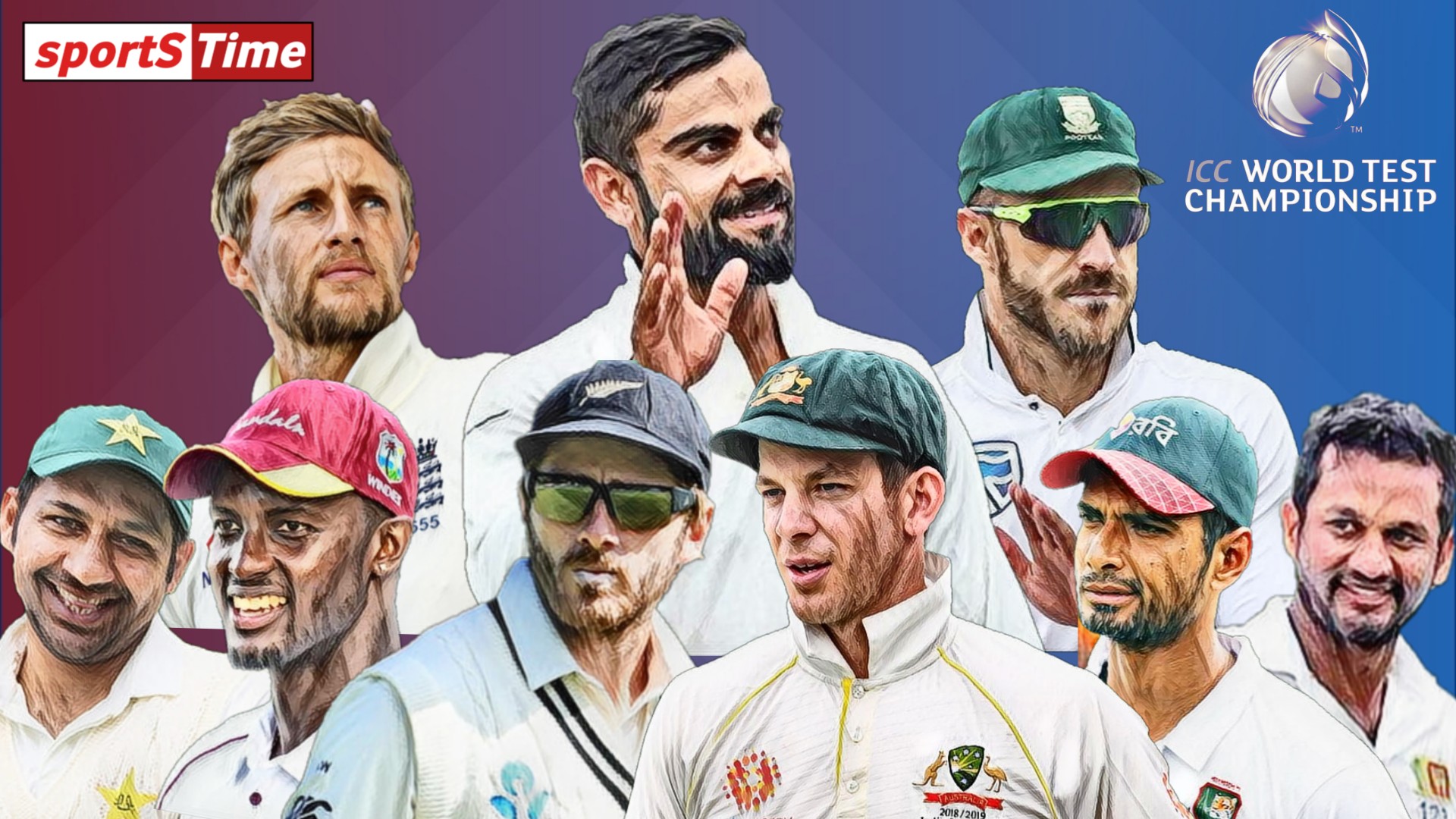 Nine Teams To Participate In World Test Championship.