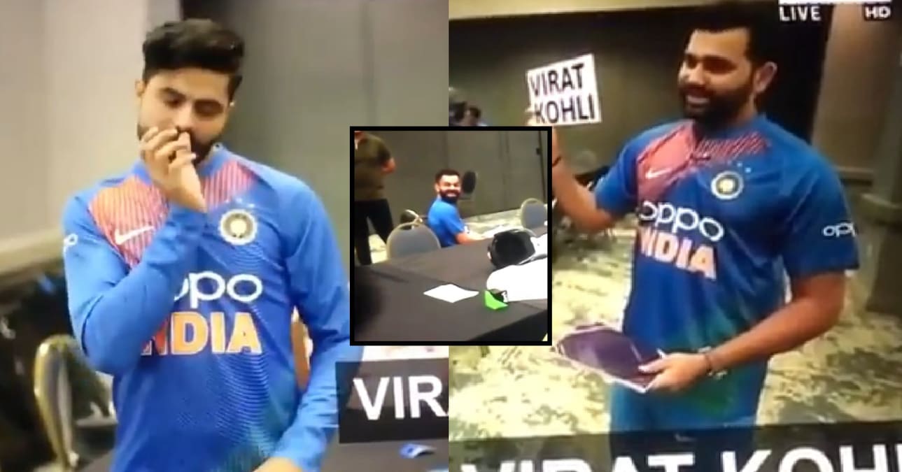 WATCH: Jadeja Playing Virat's Role & Expecting Rohit to Guess the Player
