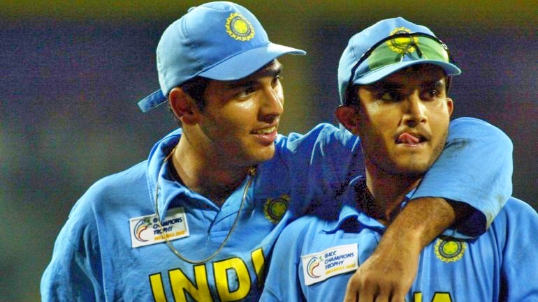 Yuvraj and Team India pulled a prank on Ganguly (Pic -Twitter)