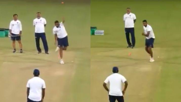 WATCH- Ashwin Now Comes Up With Left Arm Spin, After Left Handed Bat