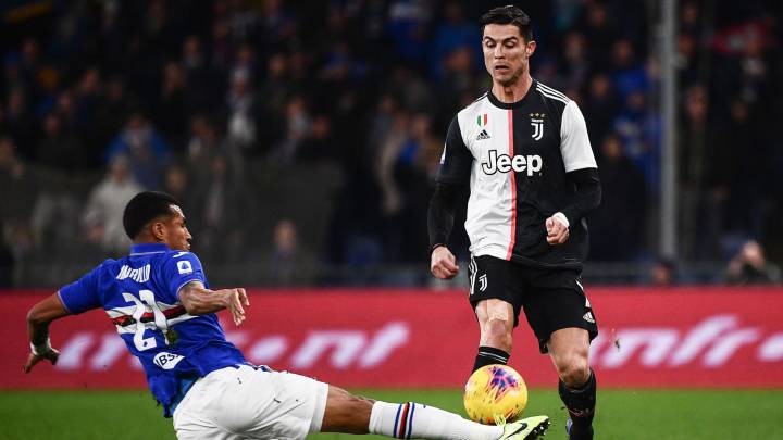 Watch: Cristiano Ronaldo's "NBA header" sends Juventus to top in Serie A