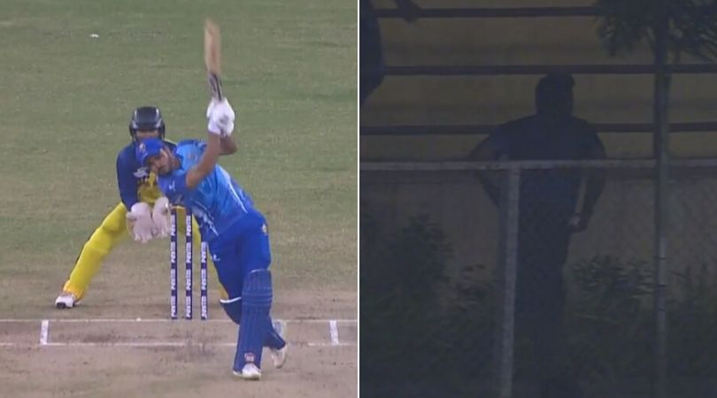 WATCH: Manish Pandey Hits Out Of Stadium, Fan Runs Away With Ball