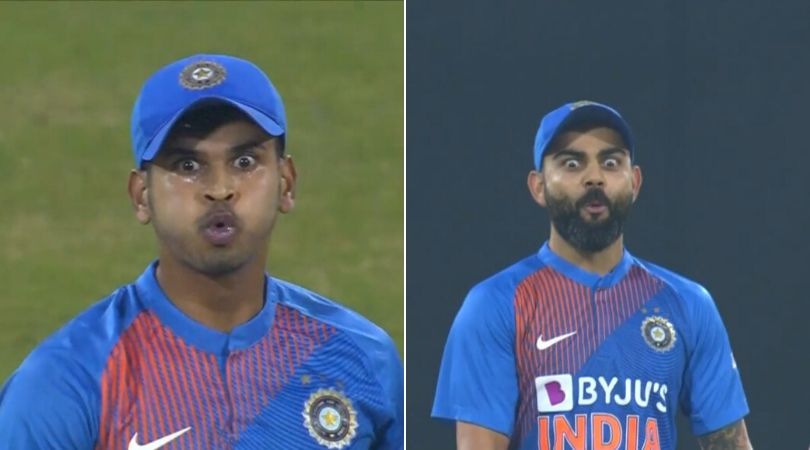 Virat Kohli and Even Shreyas Iyer Himself Amazed After Hitting A Huge Six: Srilanka team is currently on the Tour of India to play the three matches T20Is series.