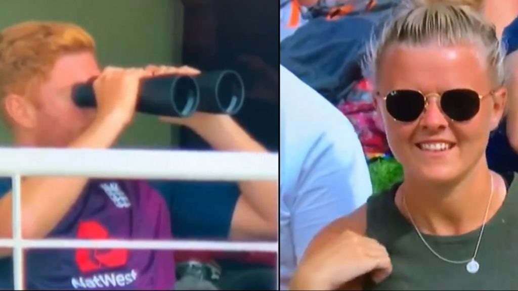 South Africa vs England Test Broadcaster Makes Fun Of Jonny Bairstow For Using Binoculars At Dressing Room)