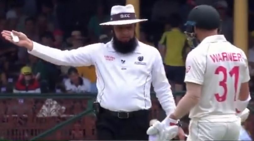 Aleem Dar Fined David Warner and Labuschagne For Running On The Pitch: On Monday, Team Australia won the three matches test series against New Zealand as they clean swiped with 3-0.