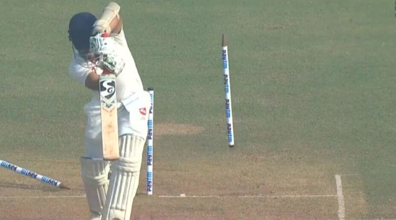 Siddarth Kaul Bowls A Beauty To Samit Gohel; Batsman Survives Despite Stumps Flying In The Air