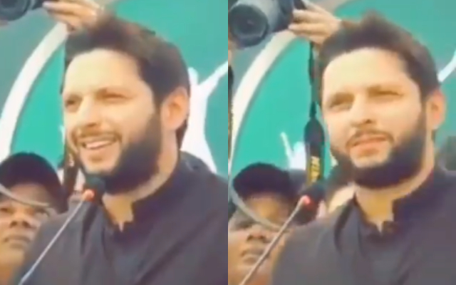 Shahid Afridi, while addressing the fans, hilariously trolled himself for his batiing. Watch video here, Boom Boom Afridi....