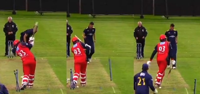 A Bizarre Incident - Uprooted Stump Flies, Takes A Couple Of Rounds and Lands Upright!