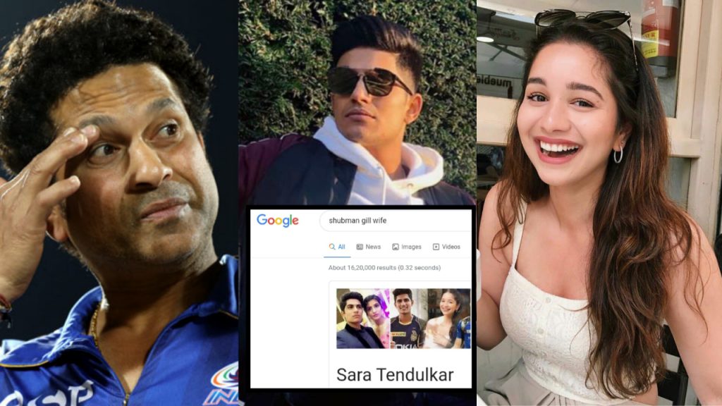 Google goofs-up yet again, shows Sara Tendulkar as Shubman Gill’s wife