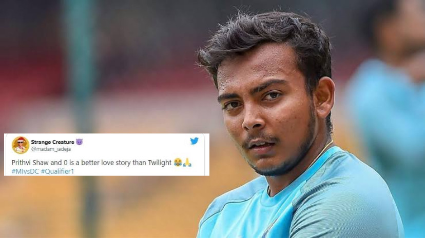 Indian youngster Prithvi Shaw and his current form nowadays become a hot topic for social media memes.