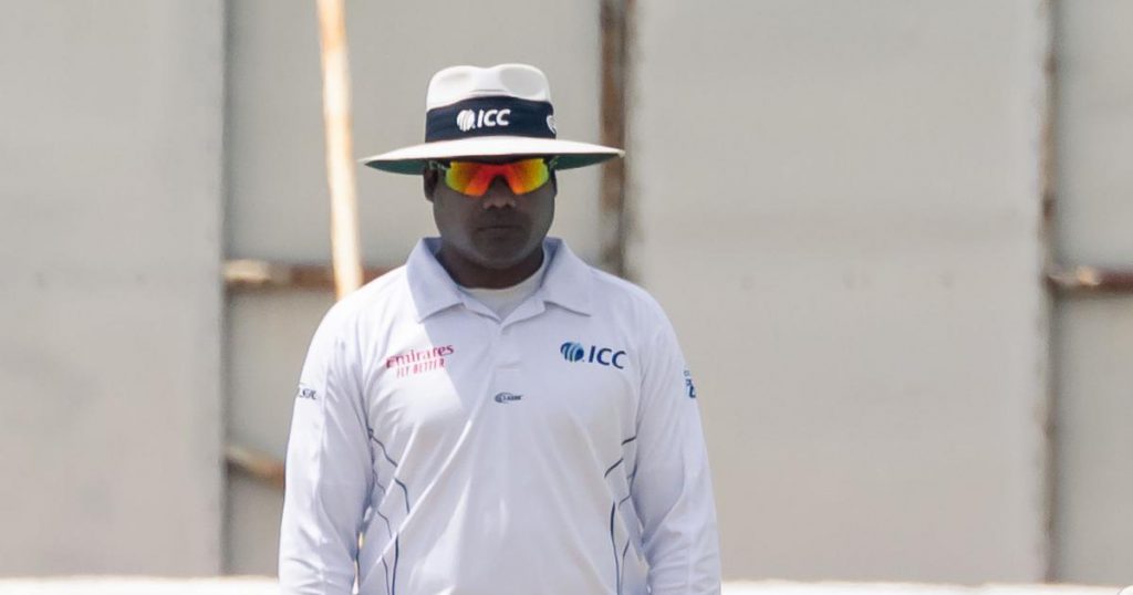 Ajinkya Rahane Wicket leaves Umpire Nitin Menon in a state of surprise