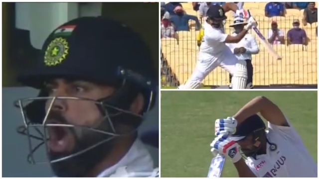 India vs England 2021: Rohit Sharma hits a cracking shot, Virat shouts 'Yes Boy'