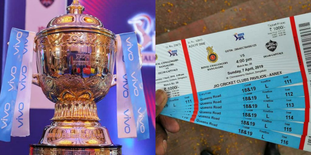IPL 2021 Tickets Price in Bangalore, Chennai, Delhi & Booking Date
