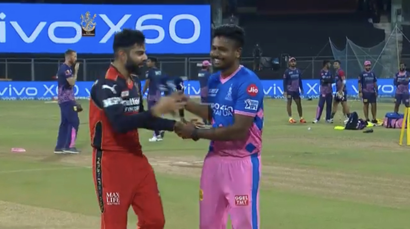 RCB took RR in the 16th match at the Wankhede Stadium. During the RCB vs RR match, Virat Kohli after winning the toss couldn't believe it.