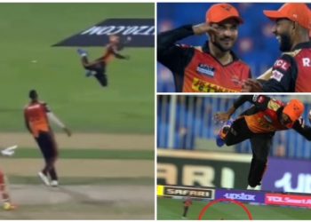 Every year, IPL witnesses plenty of wonderful catches and one of those catches was taken by Jagadeesha Suchith in the match against Punjab Kings on 25th September.