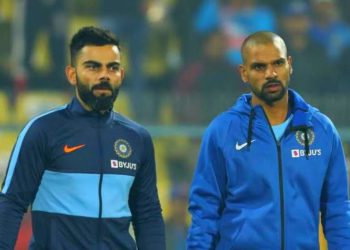 Virat Kohli and Shikhar Dhawan (Photo - BCCI)