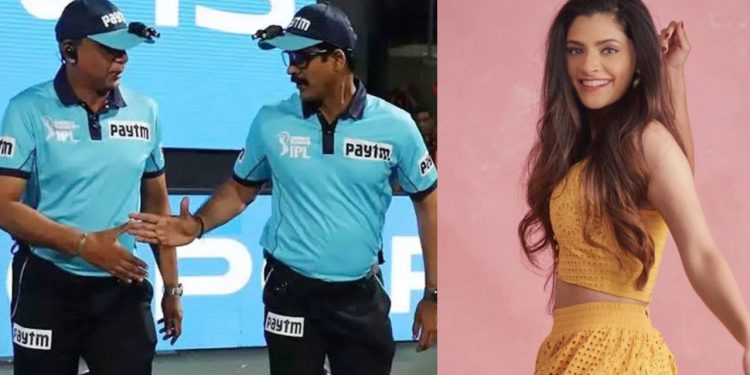 Former Cricketer & currently a Bollywood actress, Saiyami Kher, has taken a dig at the awful umpiring by the Third Umpires.
