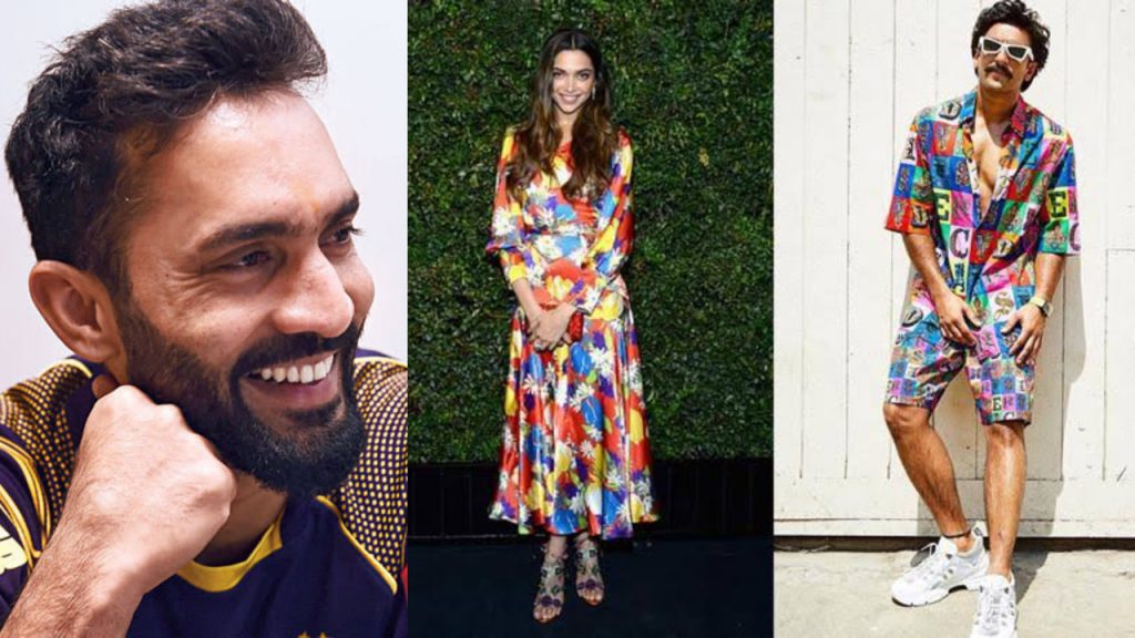 If reports are to be believed, Ranveer and Deepika are planning to own a franchise and Dinesh Karthik reacts to the same.