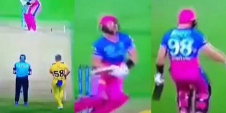 There was a funny moment in the match where Glenn Phillips chased a looping no-ball. Here is the video of the incident