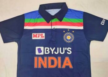 Team India was playing in retro jersey since Australia tour in 2020 (Pic - Twitter)