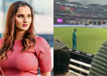 Sania Mirza reacts to the viral video (Pic - Twitter)