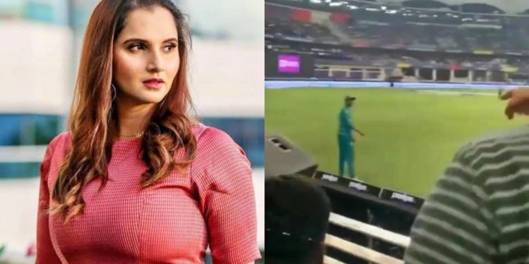 Sania Mirza reacts to the viral video (Pic - Twitter)
