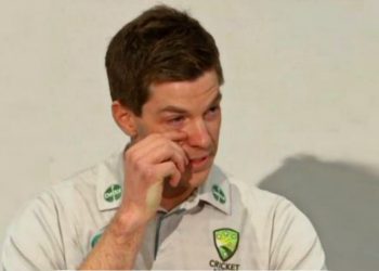 Tim Paine during press conference with Cricket Australia (Screengrab from cricket.co.au)