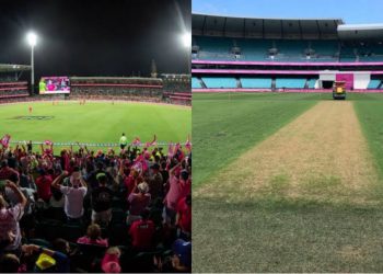 Sydney Cricket Ground Pitch (Pic - Twitter)
