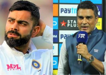 Virat Kohli and Sanjay Manjrekar.