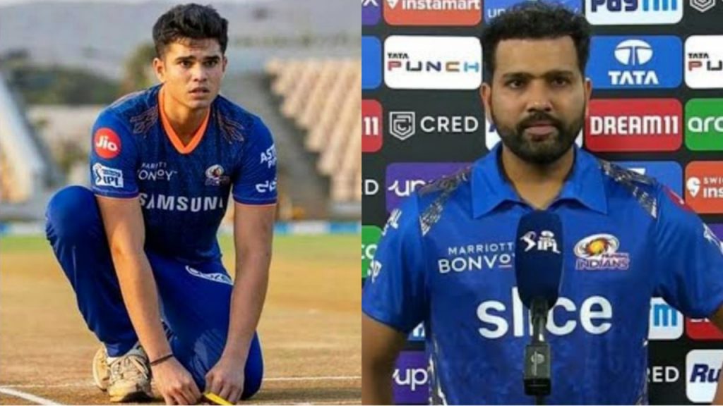 Rohit Sharma hints at Arjun Tendulkar's debut. It seems like the wait for Arjun and the other untested MI players might finally be over