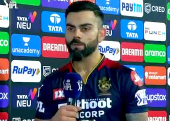 The star Indian batsman Virat Kohli looked in good touch against Gujarat Titans and scored a crucial half-century for his team.