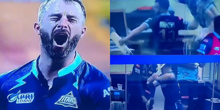 The Gujarat Titans batsman Matthew Wade was livid after he was given out by the third umpire and was seen in utter disappointment in the dressing room.