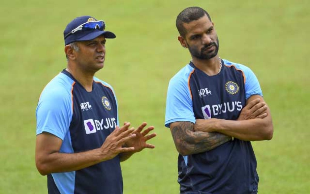 ‘Rahul Dravid tells Shikhar Dhawan the reason behind his omission on a phone call’ – reveals BCCI official