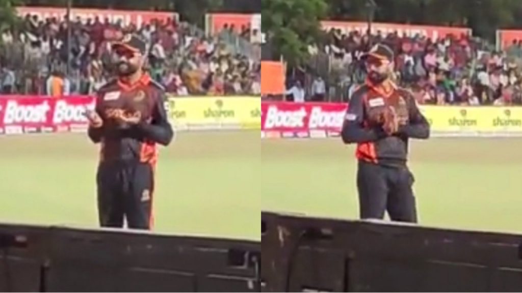 Fans chant Dinesh Karthik's name