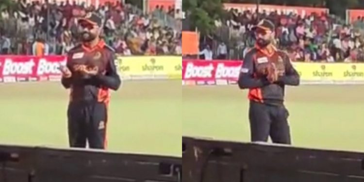 Fans chant Dinesh Karthik's name