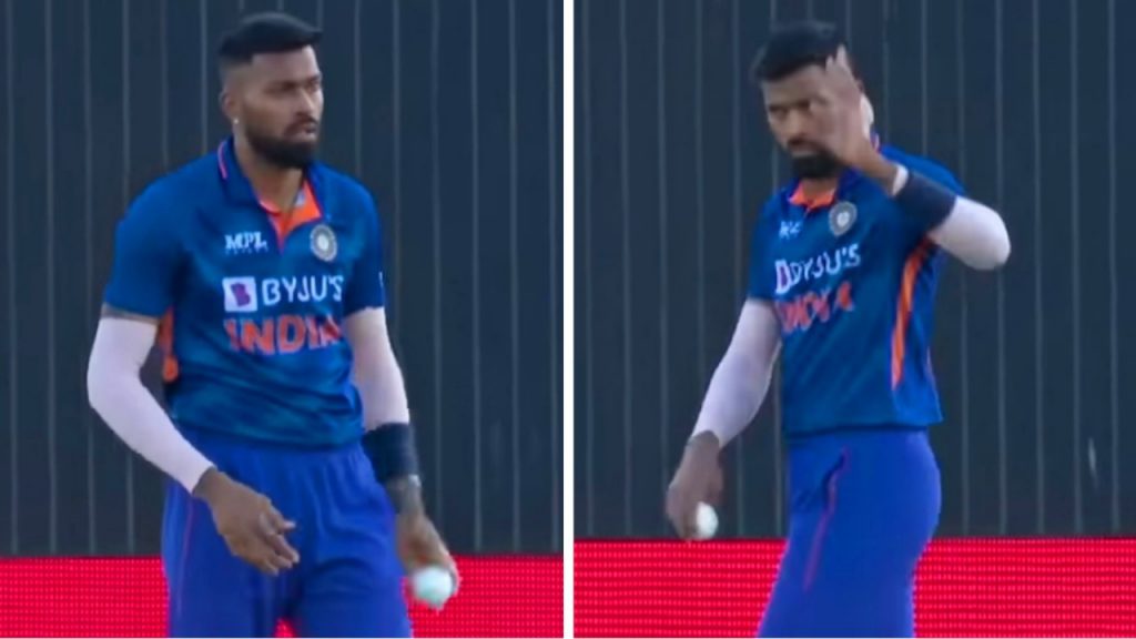 Hardik Pandya gets angry on Indian teammate.