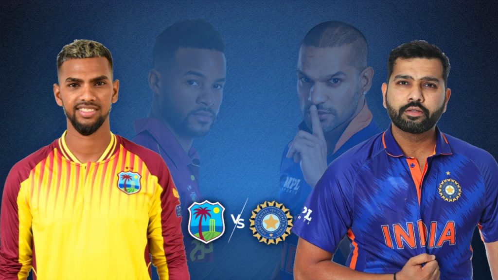 The live telecast of India vs West Indies series is available on TV channel in India.