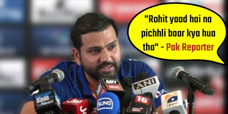 Rohit Sharma in press conference.