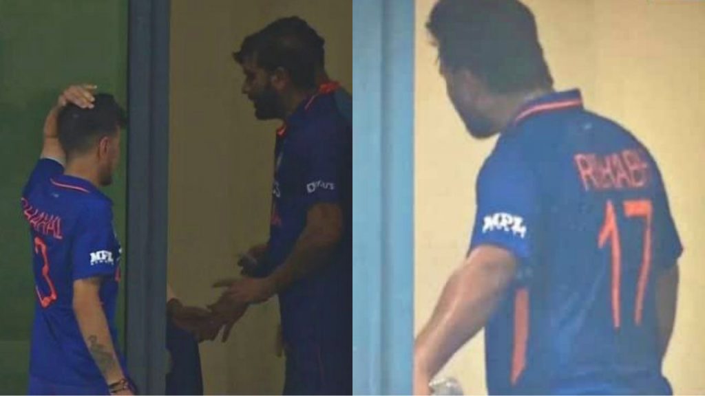 Rohit Sharma scolds Rishabh Pant