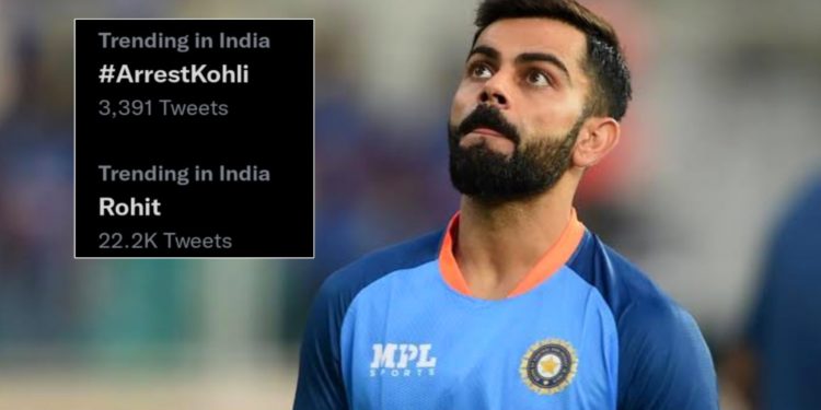 #ArrestKohli trends on Twitter