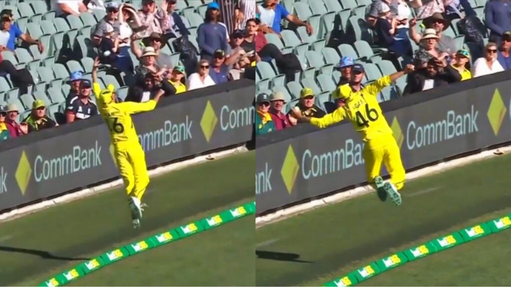 Ashton Agar's insane fielding effort.