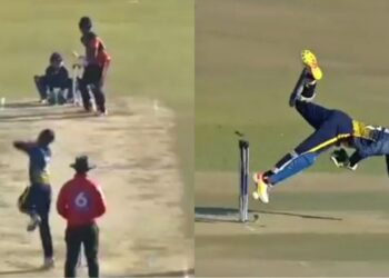 Arjun Saud Wicket Keeping draw comparison with MS Dhoni.