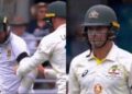 Players wearing black armbands (Pic - Twitter)