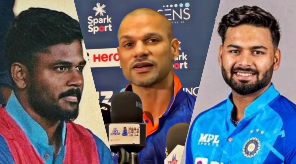 Shikhar Dhawan has his say on Pant-Samson debate.