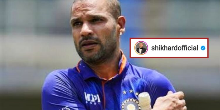 Shikhar Dhawan posts cryptic tweet after being dropped.