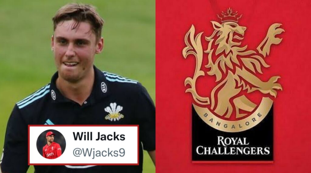 Will Jacks trolls his new team RCB.