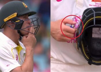 Marnus Labuschagne hilariously signals to bring in a Lighter