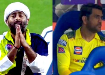 IPL 2023 Opening Ceremony: MS Dhoni's glimpse during Arijit Singh's