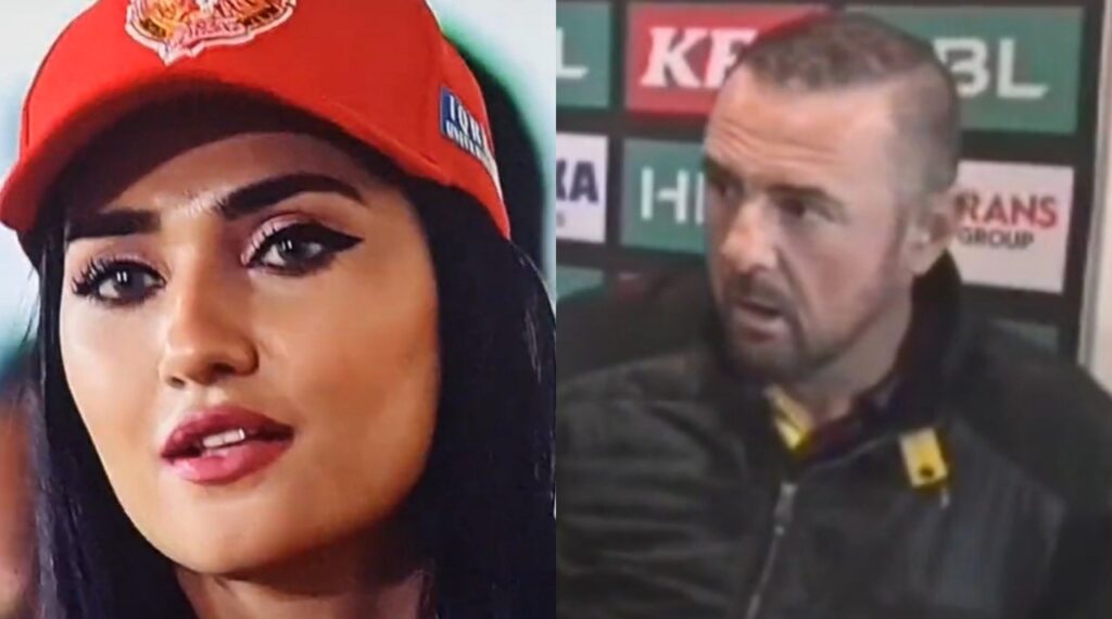 Hasan Ali's wife and Simon Doull